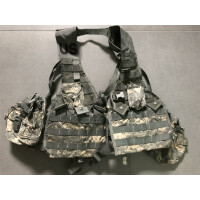 US Army Rucksack Rifleman Set, Basic Set, ACU Tarn stark gebraucht