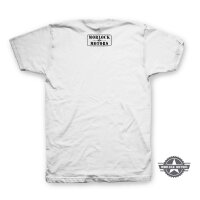 Unisex Premium T-Shirt KATASTROPHE wei&szlig;/schwarz L