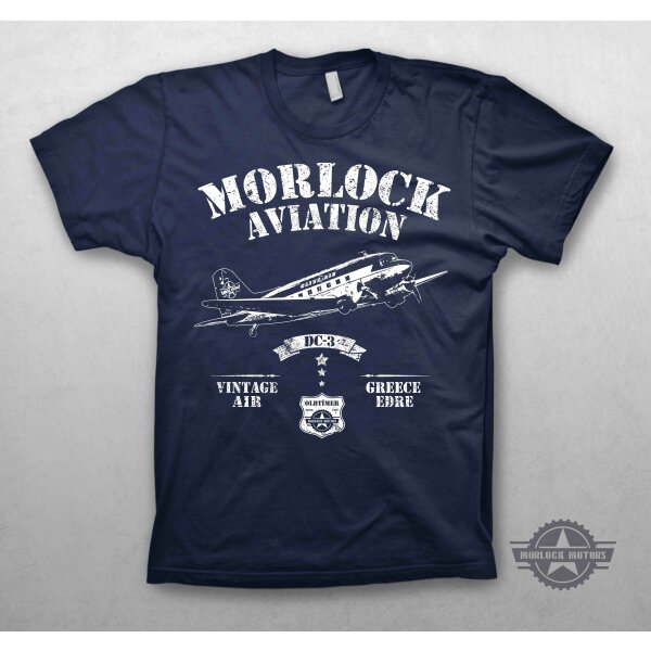 Unisex Premium T-Shirt Motiv &ldquo;Morlock Aviation DC-3&rdquo; 4XL