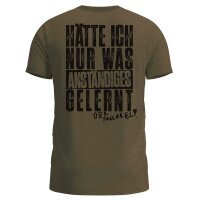 Unisex Premium Forsberg T-Shirt Motiv &ldquo;was anst&auml;ndiges gelernt&rdquo; M